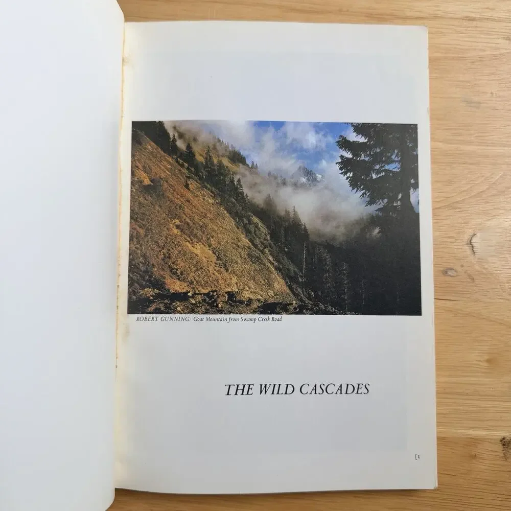 The Wild Cascades Forgotten Parkland Book Club Ansel Adams Sierra Club Vtg 1965